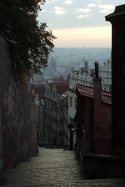 Praha-Zámecké schody 2